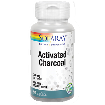 Activated Charcoal Capsules Solaray, 90 ct