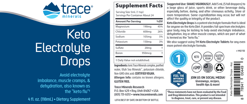 Keto Electrolyte Drops