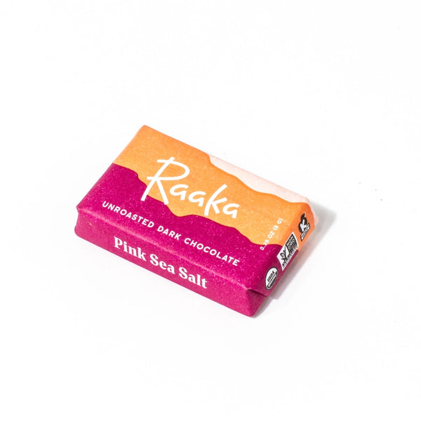 Pink Sea Salt Mini Chocolate Bars, 71%