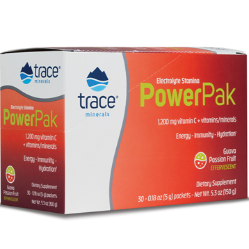 Trace Minerals Power Pak Guava Passion Fruit, 30 ct